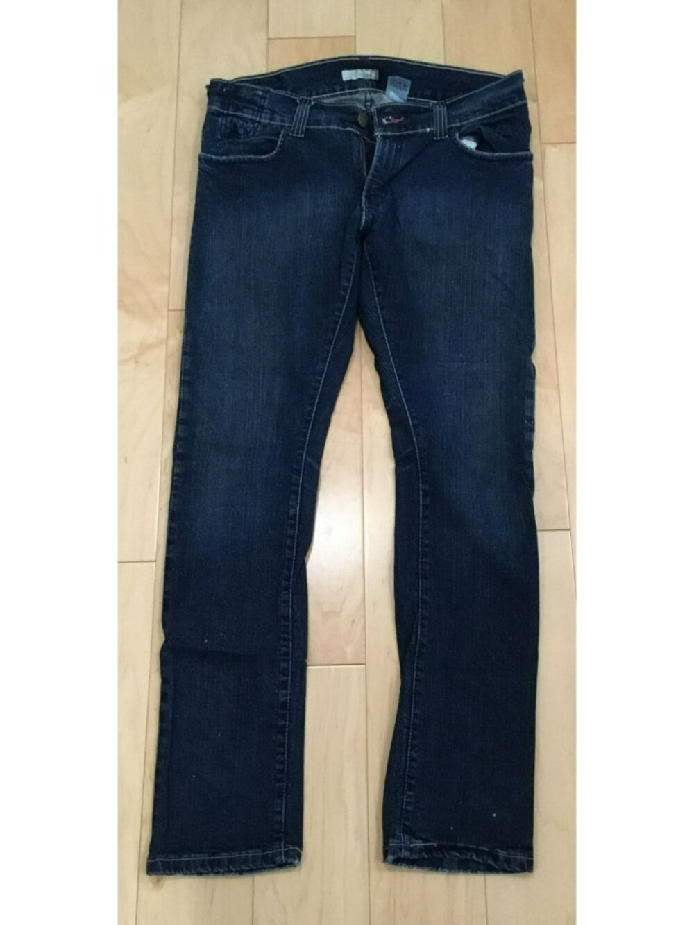 Levis 504 Slouch Skinny Jeans Women Jr Size 11M Charcoal Stretch Low Rise Casual